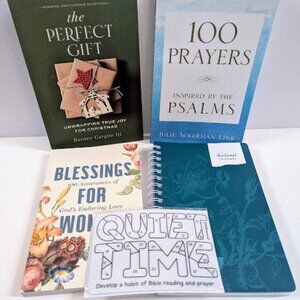 Christian Books Bundle Lot with Devotional Journal Our Daily Bread Publishing